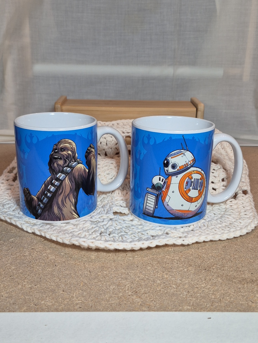 Two Star Wars Collectable Galerie Coffee/Cocoa Mugs• Chewy And BB-8